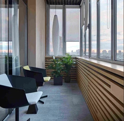 П-образный балкон