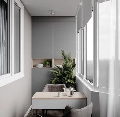 Г-подібний балкон 