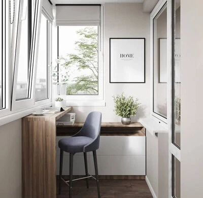 Г-образный балкон