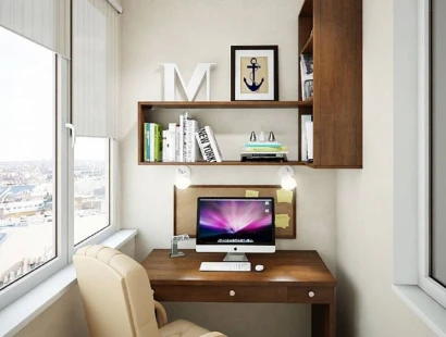 Як зробити кабінет на лоджії чи балконі?