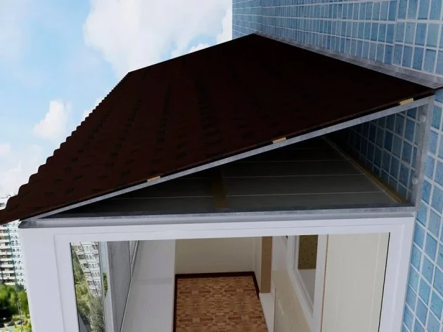 Дах на балкон у Києві | Ціна від заводу Стандарт Вікон 1