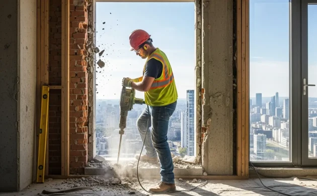 Розширення віконного отвору Київ — алмазна різка 1