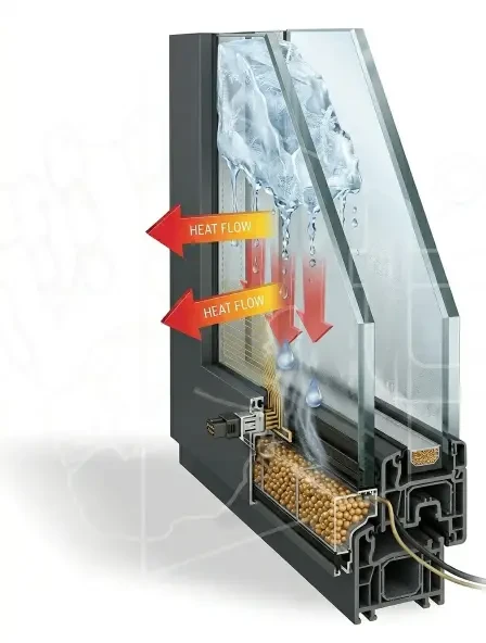 Стеклопакет с подогревом — цена 1