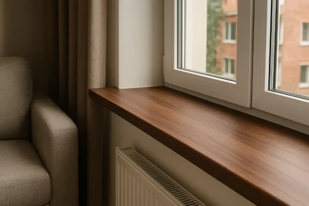 Накладки на подоконники ПВХ — купить с монтажом | Стандарт Окна 1