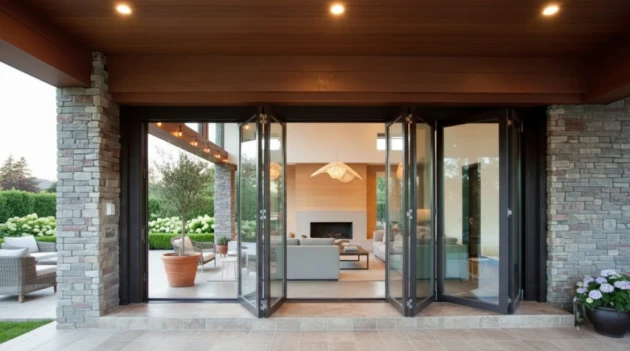 Пластиковые двери 1