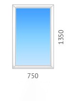 Окно 750&times;1350
