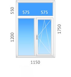 Вікно 1150&times;1750