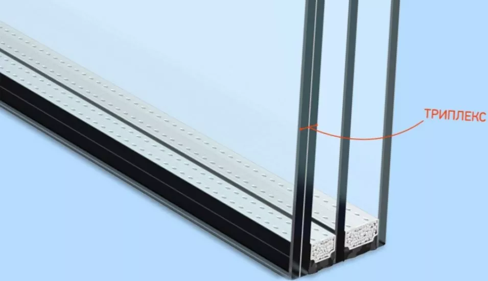 Стекло с триплексом